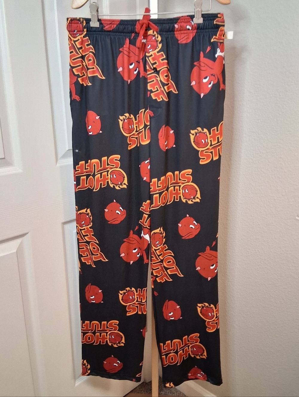 NWT Mens Hot Stuff Baby Devil Red And Black Pajama Pants